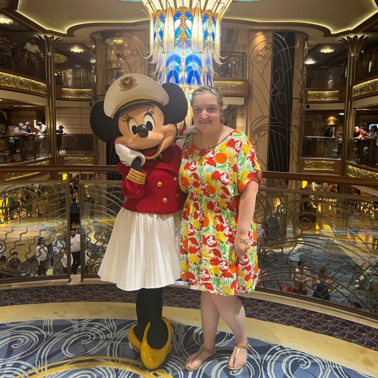 Alyssa Beck aboard Disney Cruise Lines