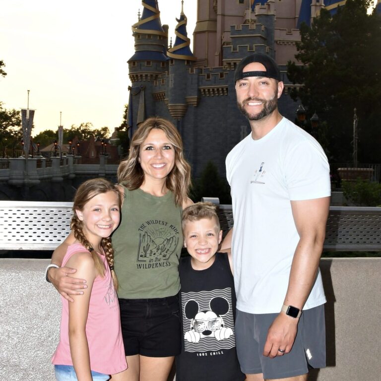 Kimberly Humbert and family at Walt Disney World